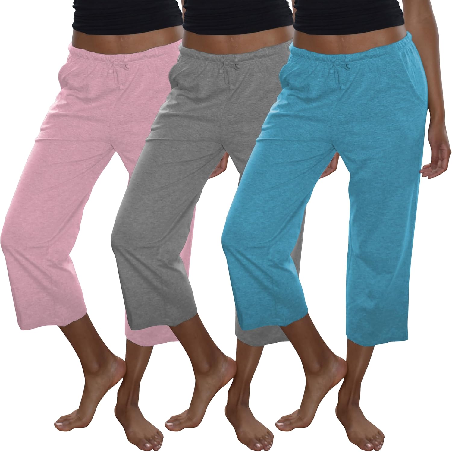 Comfortable Cotton Lounge Pants for Yoga and Sleep - Multi Packs