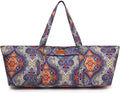 Spacious Yoga Mat Bag with Mat Strap for 1/4 1/2 Mat by ELENTURE
