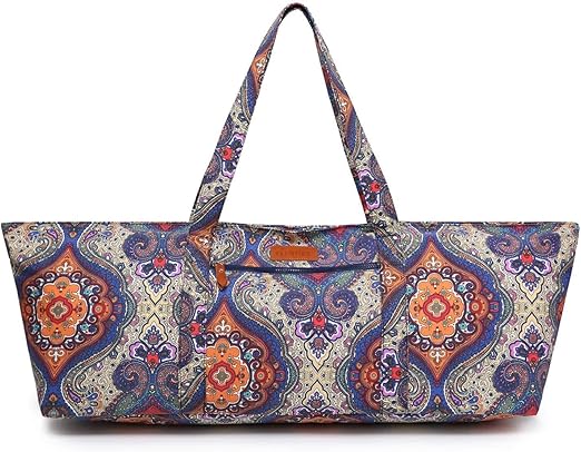 ELENTURE Large Yoga Mat Bag for Extra Thick Exercise Mats