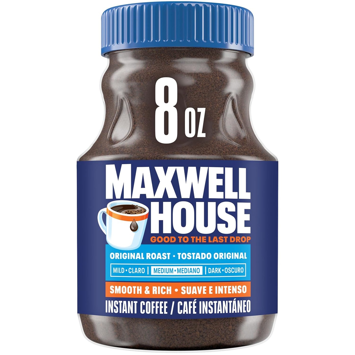Maxwell House Original Roast Instant Coffee - 8 oz Jar