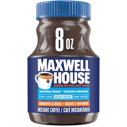 Maxwell House Original Roast Instant Coffee - 8 oz Jar
