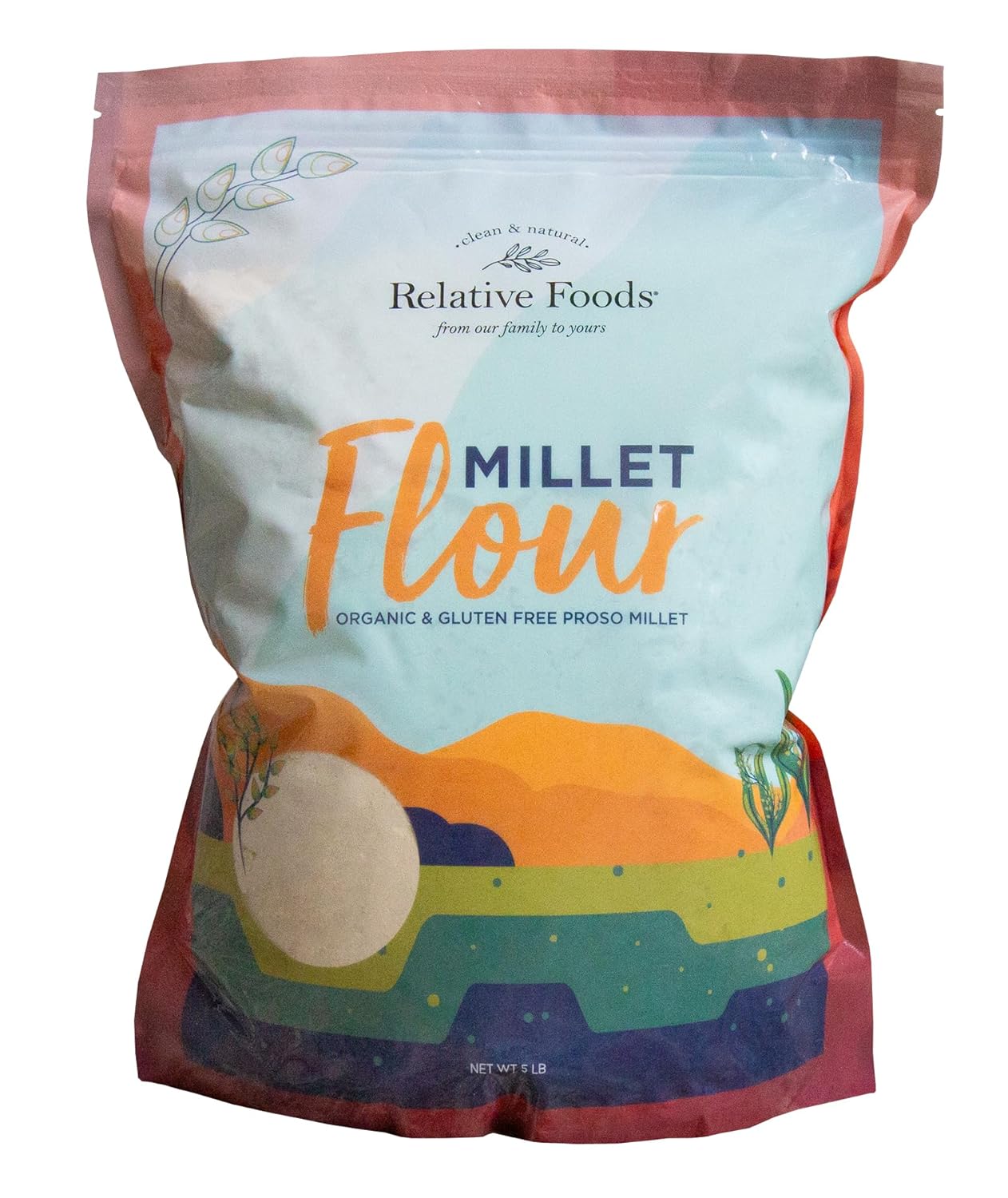 Millet Flour 5 Pounds Organic Gluten Free Protein Rich Option
