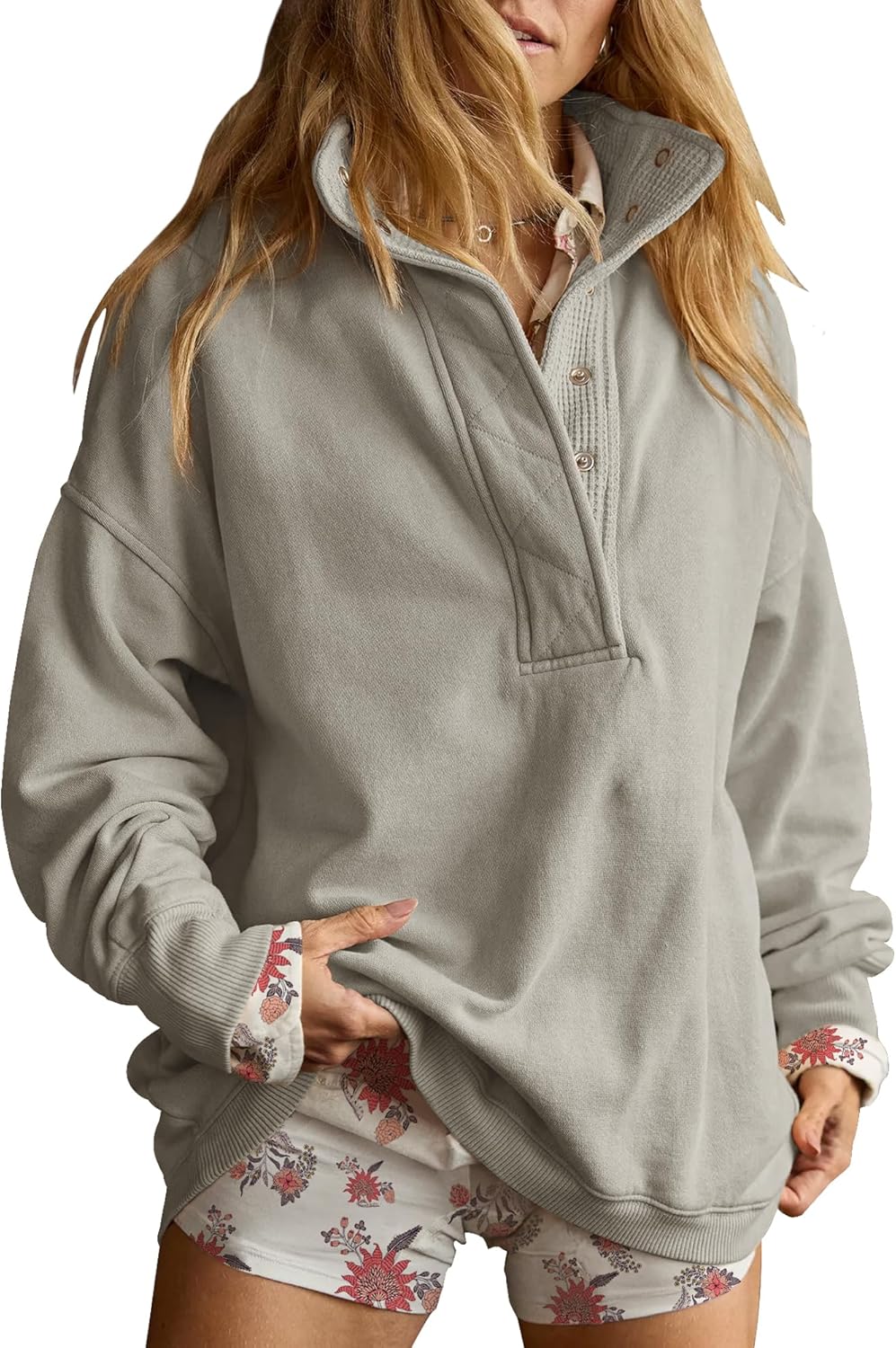 Gacaky Oversized Casual Sweatshirt for Women - Fashionable Style