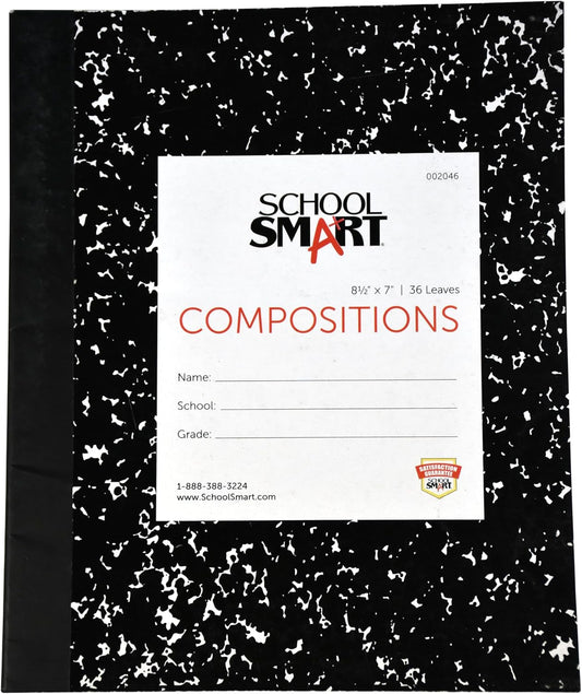 Compact Ruled Composition Book, Perfect for School Notes!