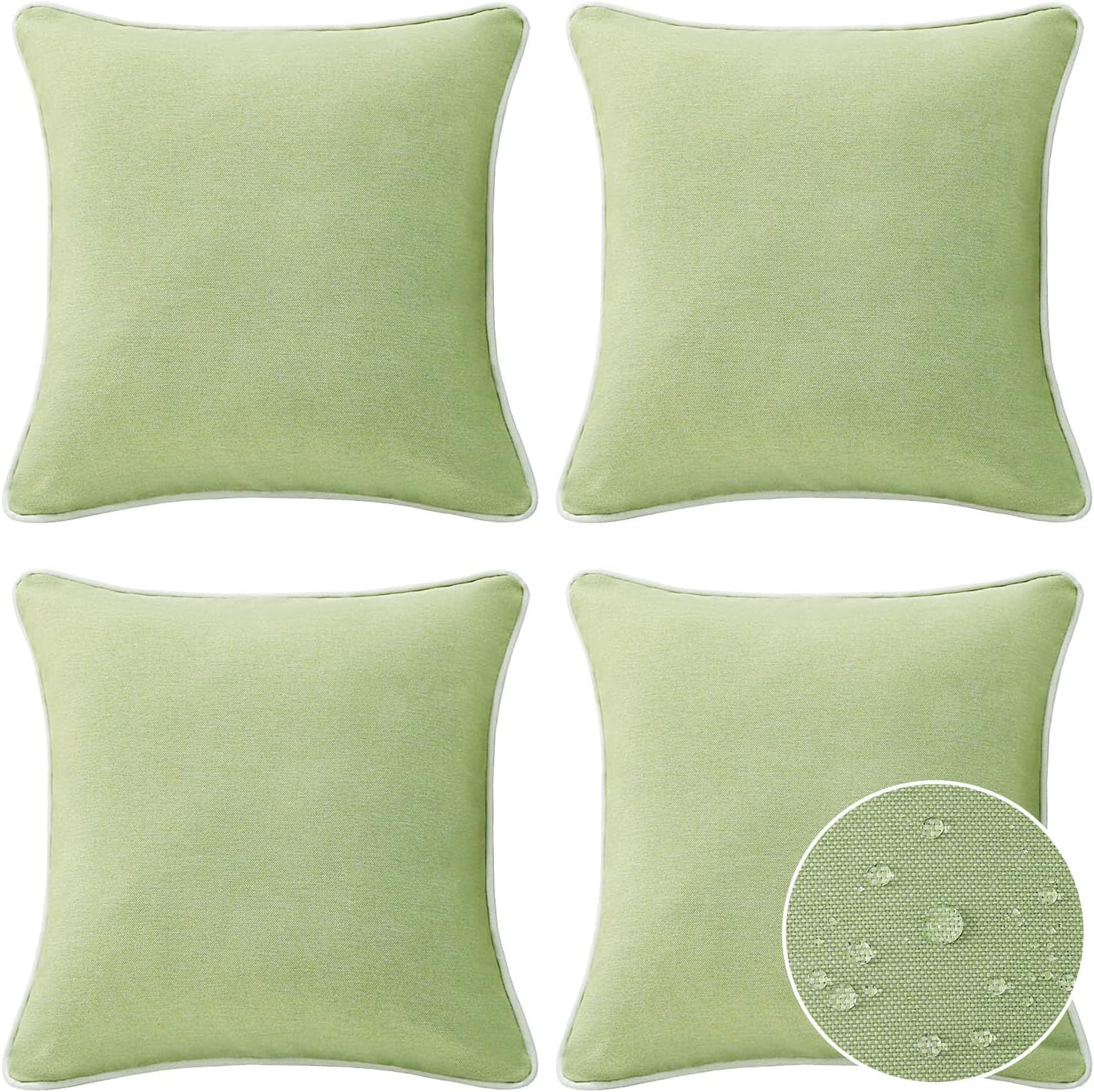 Decorative Outdoor Water Repellent Throw Pillows for Patio Use