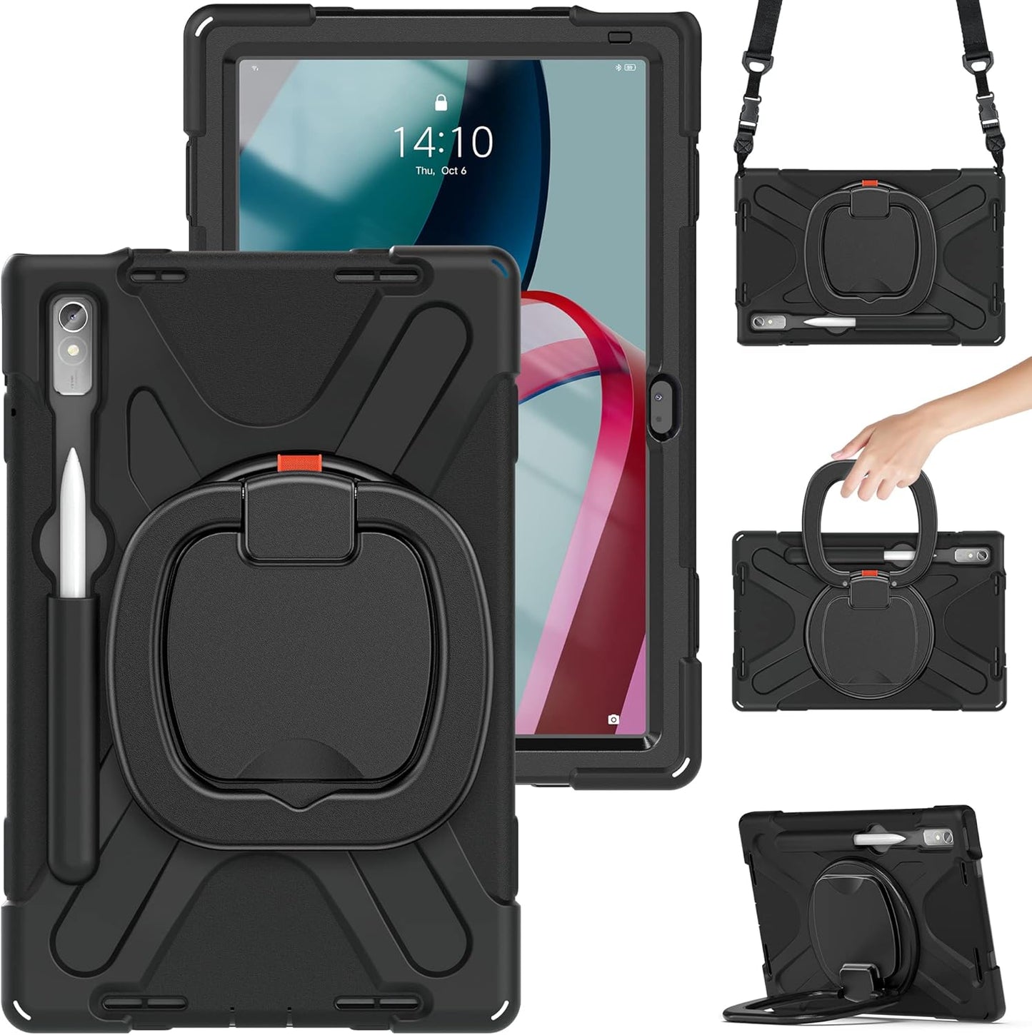 Lenovo Tab P11 Pro 2nd Gen Case with 360 Rotating Grip