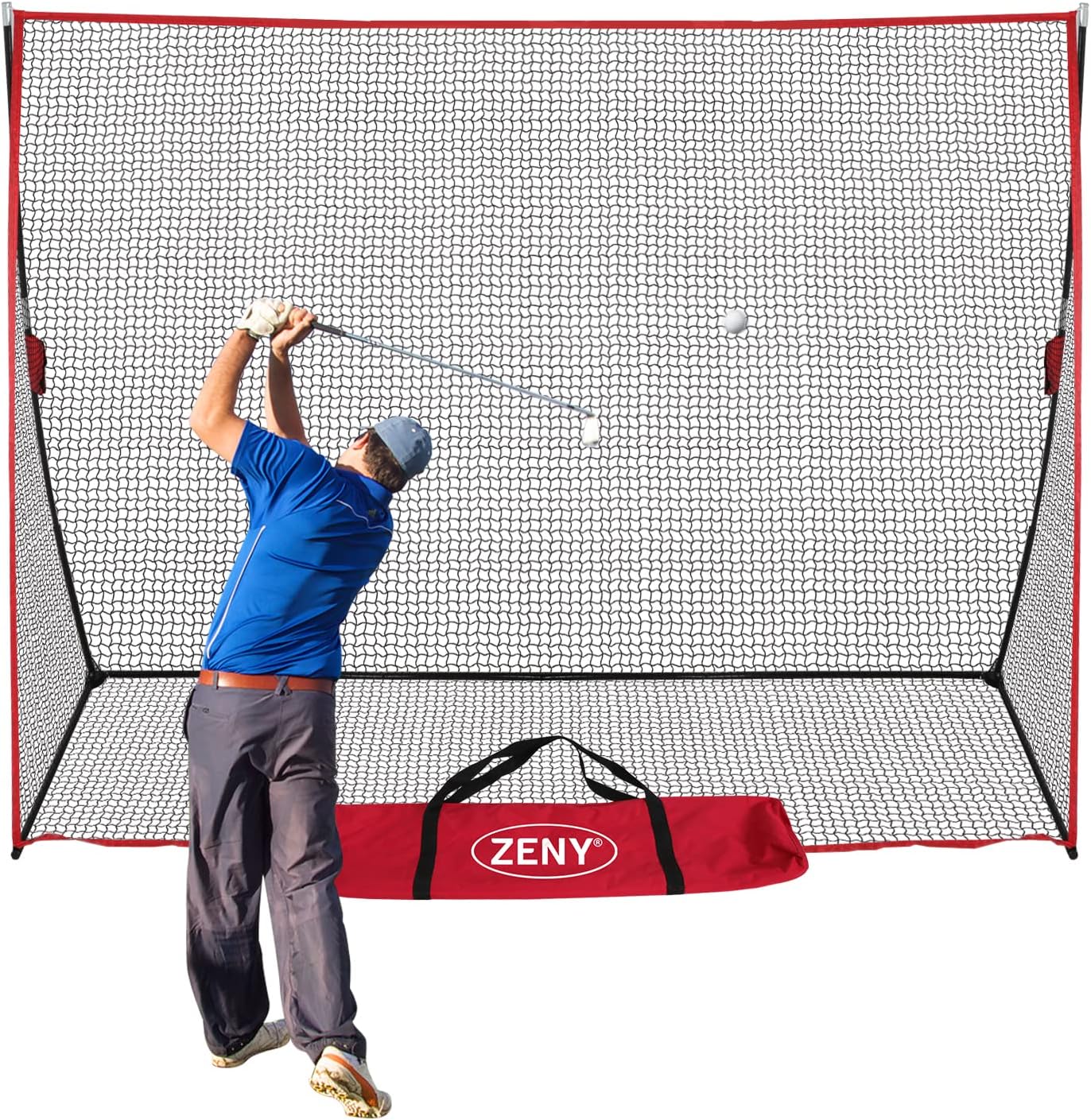 ZENY 10x7 ft Golf Practice Net - Perfect for Backyard & Indoor Use