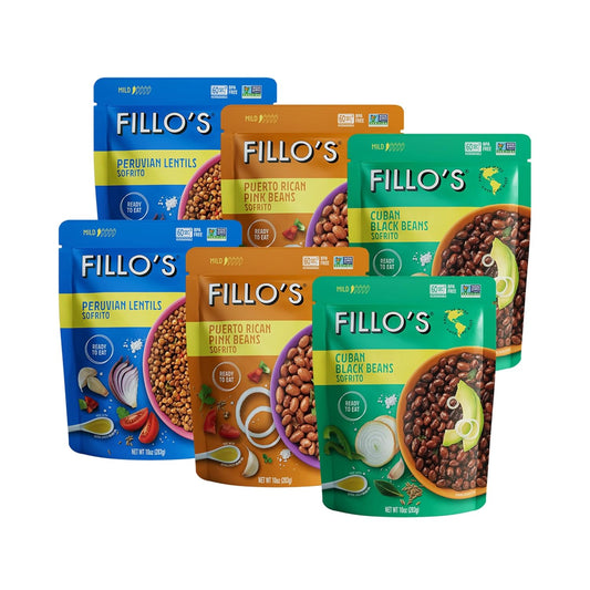Fillo's Ready to Eat Beans Variety Pack - Gluten-Free Meals