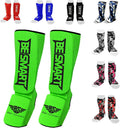 Be Smart Muay Thai MMA Shin Guards Instep Guard - Durable Protection