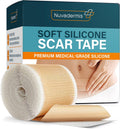 NUVADERMIS Silicone Scar Tape for Surgical Scars - Medical Grade