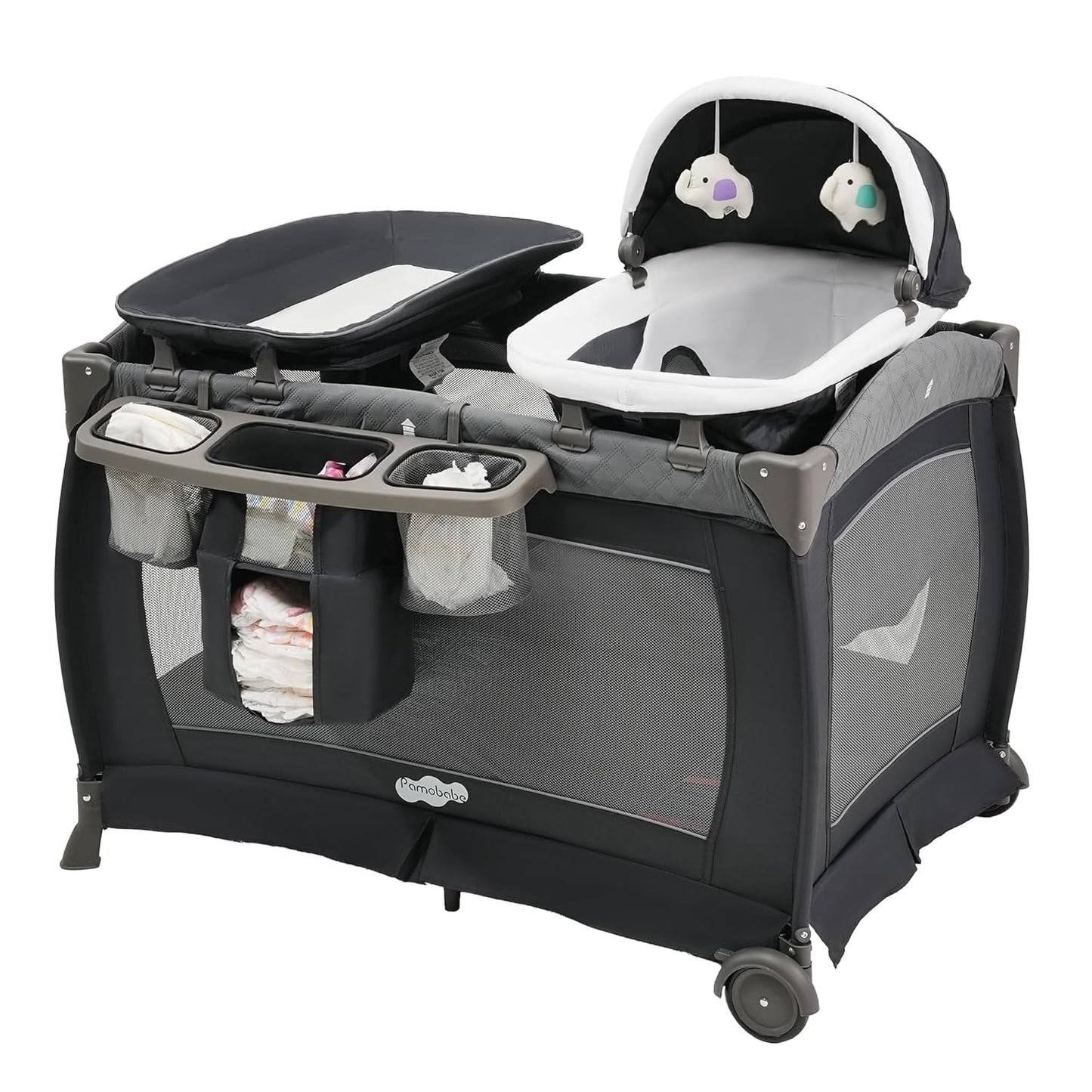 Pamo Babe Playard Portable Playpen for Baby and Toddler Care