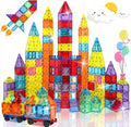 Magnetic Tiles 100PCS Kids Magnetic Blocks Toy Set - STEM Building Fun