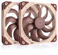 Noctua NF-A14x25 G2 PWM Sx2-PP Dual 140mm Fan Set - Quiet Push-Pull