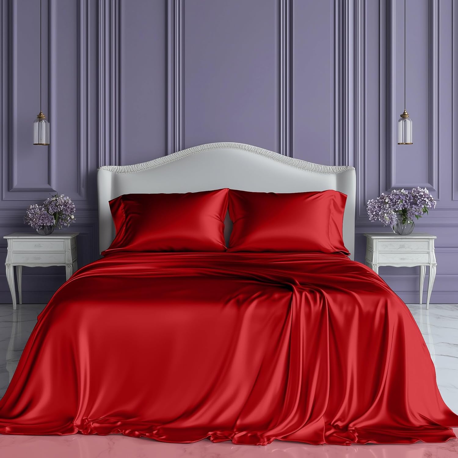 Satin Sheets King Size Luxury Bed Set for Ultimate Comfort