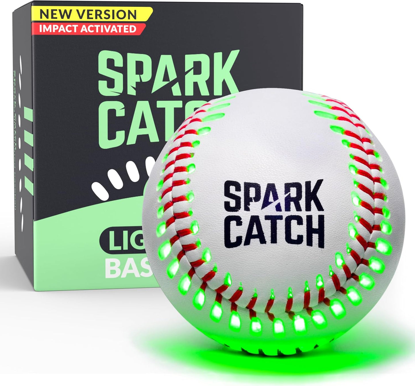 SPARK CATCH Light Up Baseball for Nighttime Fun and Games
