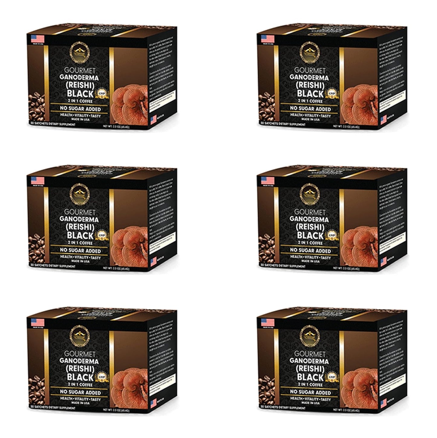 Eternal Gourmet Ganoderma Black Coffee for Coffee Lovers