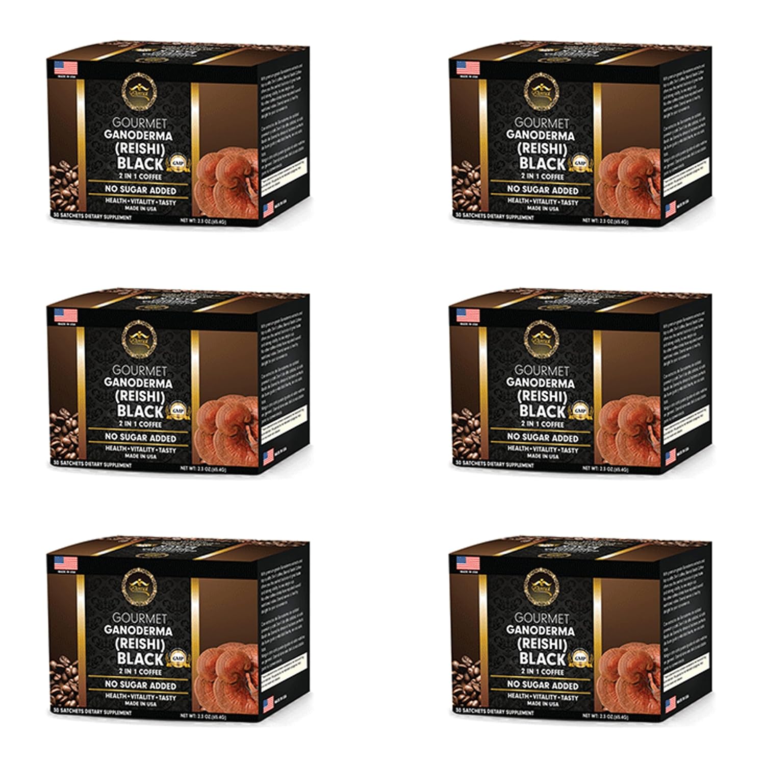 Eternal Gourmet Ganoderma Black Coffee for Coffee Lovers