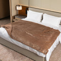 Waterproof Big Brown Dog Blanket for Bed Cover Reversible - XXL