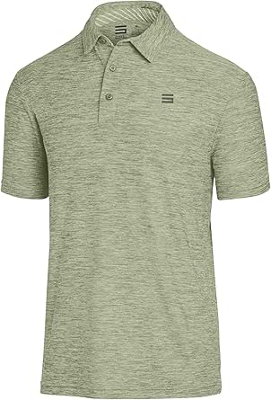 Three Sixty Six Golf Shirts for Men - Dry Fit Short-Sleeve Polo