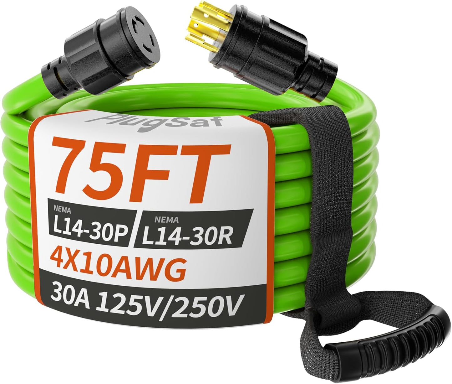 75FT 30 Amp Generator Extension Cord for Safe Power Supply