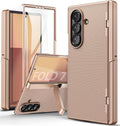 SSLOTSCASE Samsung Galaxy Z Fold 7 Case Slim with Stand - Rose Gold