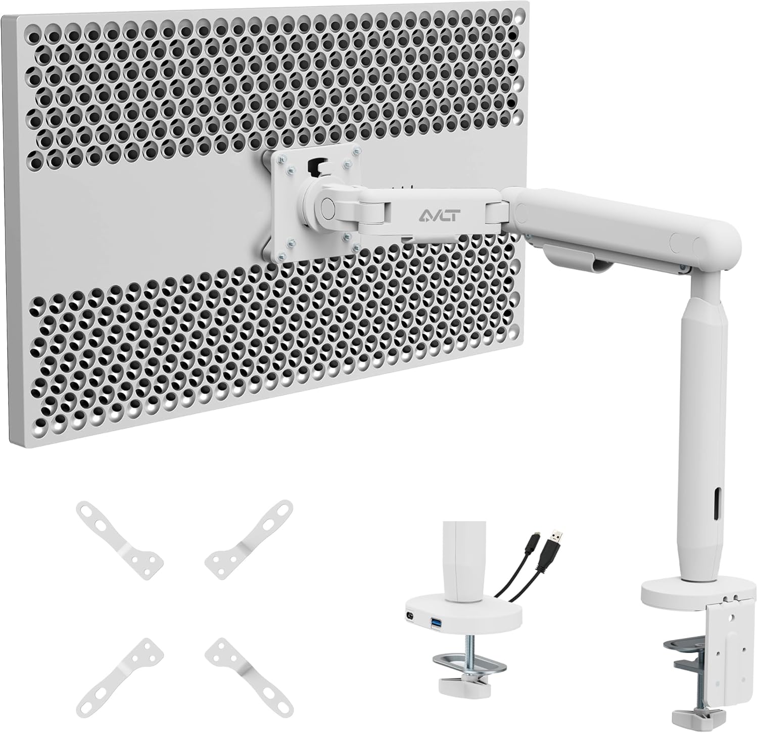 AVLT Single Ultrawide Monitor Arm for 17 to 40 in Screens