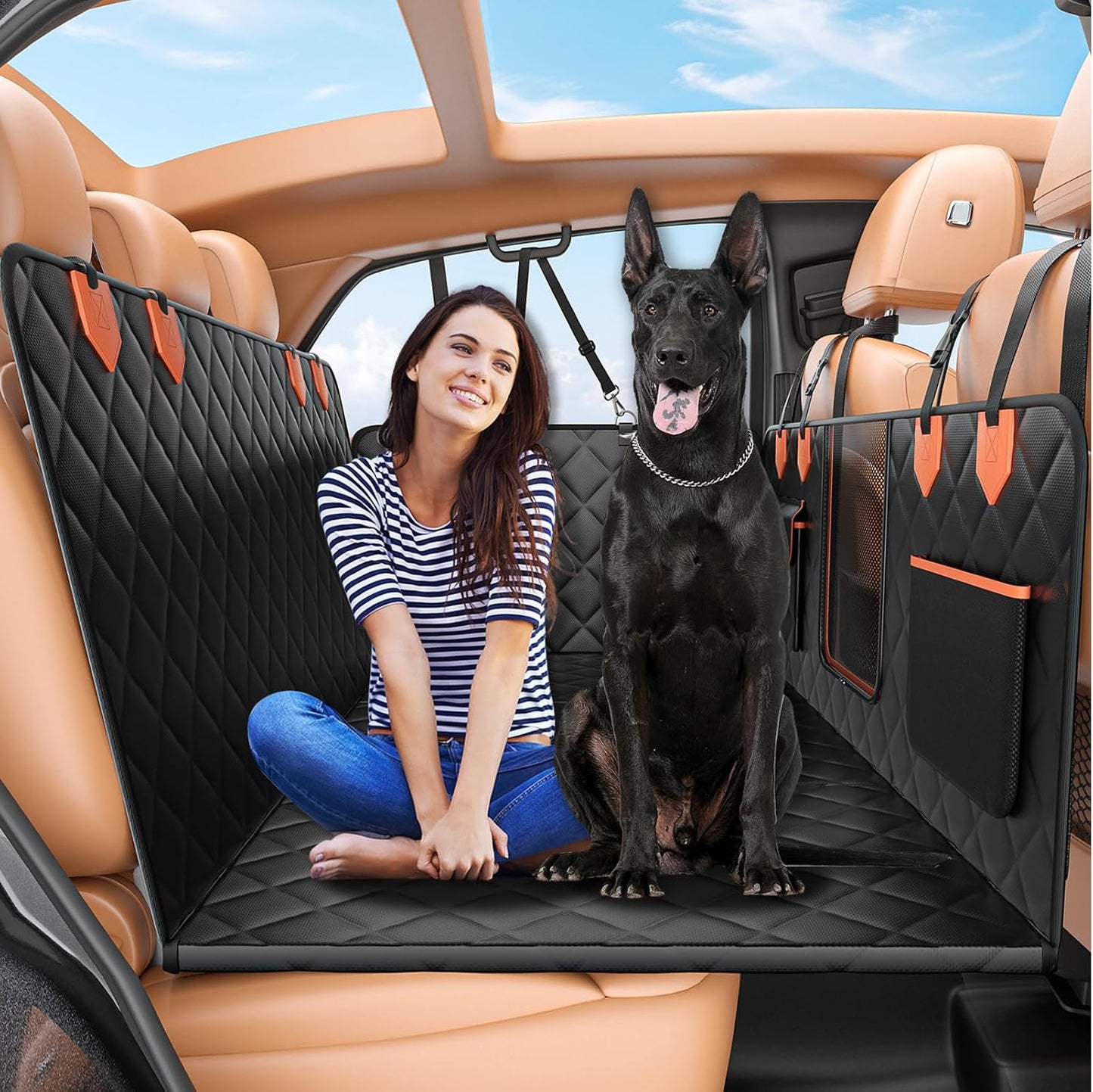 Waterproof Dog Seat Cover for Large Dogs SUV