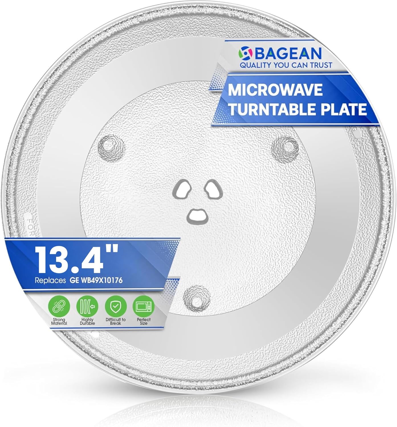 Improved Cooking Efficiency: 13.4 Microwave Glass Plate by Bagean