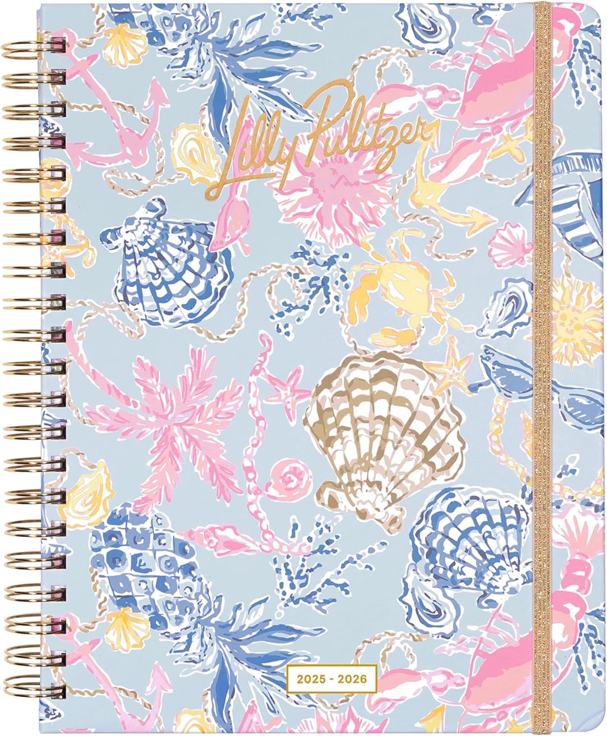 Lilly Pulitzer Jumbo Daily Planner for 2025-2026 with Stickers