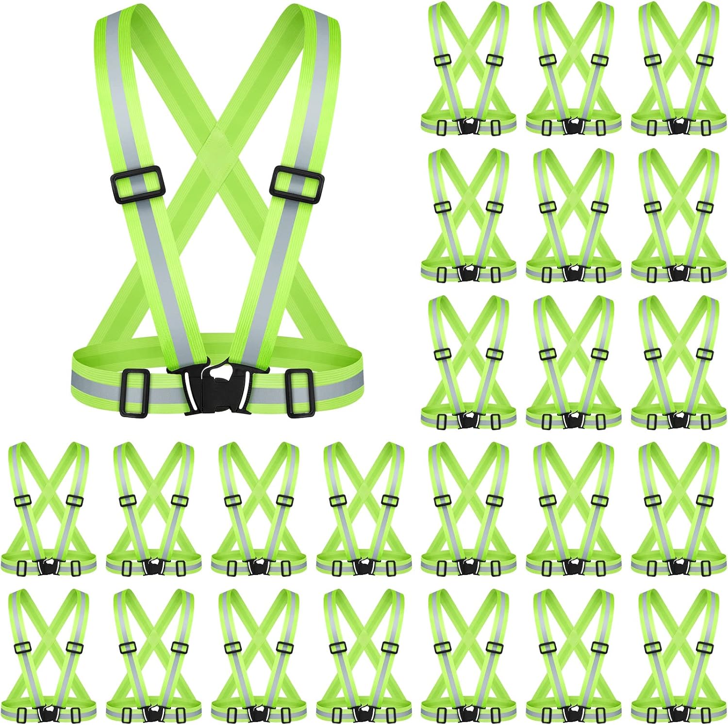 Hercicy Reflective Running Vest for High Visibility Safety Gear