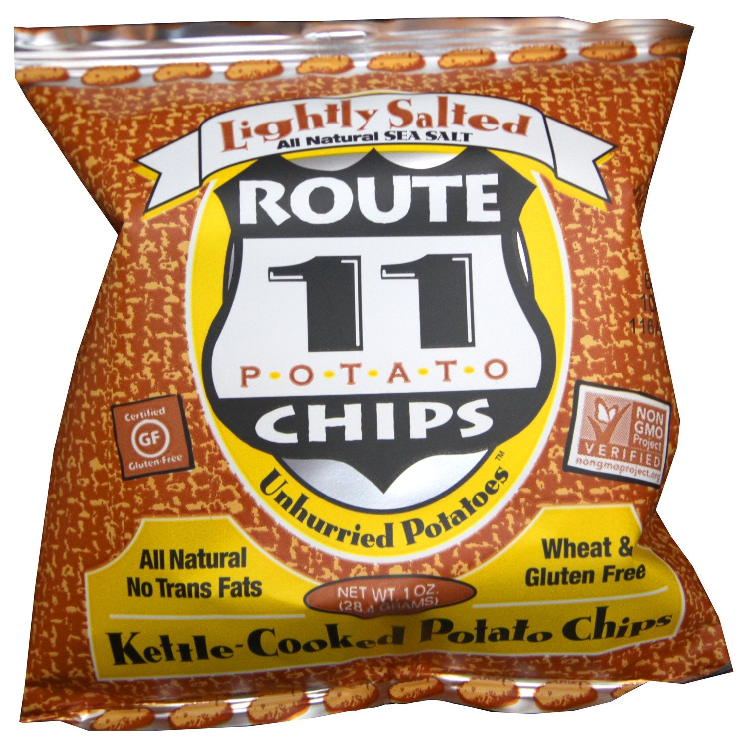 Route 11 Potato Chips Lightly Salted Case of 30 Mini Bags