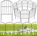 Decorative Garden Fence Outdoor 20ft x 24in - Rustproof Ornamental