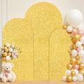 Wedding Arch Cover Gold Arch Covers Stretchy Backdrop Set of 3