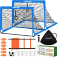 Soccer Goal Kids 4x3ft Pop Up Set of 2 - Portable Backyard Practice