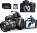 Cameras for Photography 12X Optical Zoom 4K Digital Camera - Vlogging