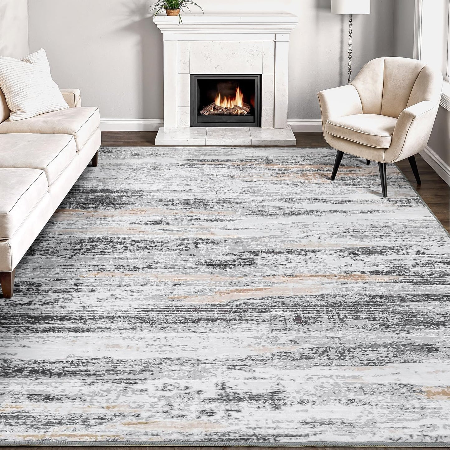 Rugflix 8x10 Large Area Rugs for Living Room and Bedroom