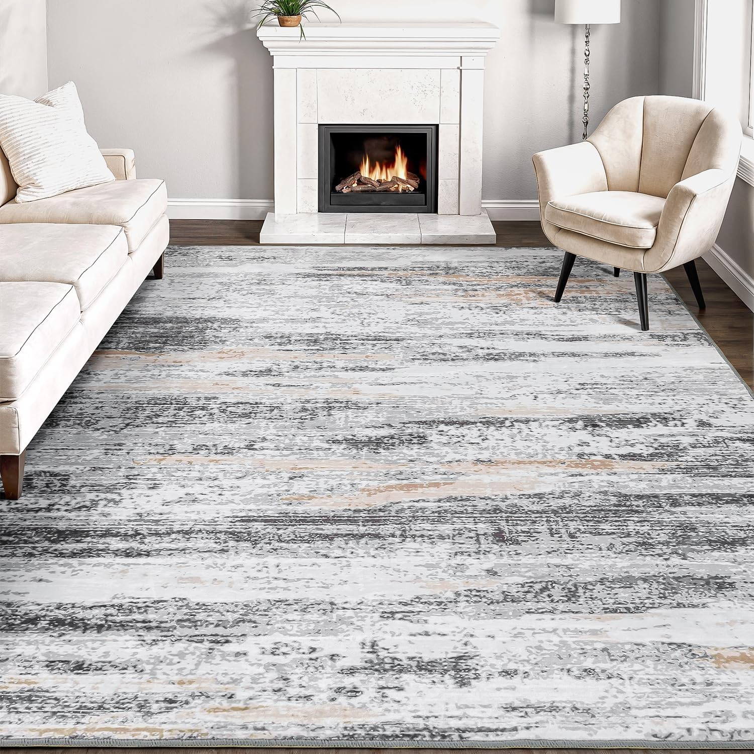 Rugflix 8x10 Large Area Rugs for Living Room and Bedroom