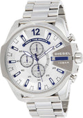 Diesel Mega Chief Men's Chronograph Watch in Stainless Steel Design