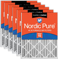 Nordic Pure 20x24x4 MERV 15 Plus Carbon Filters 6 Pack - Superior
