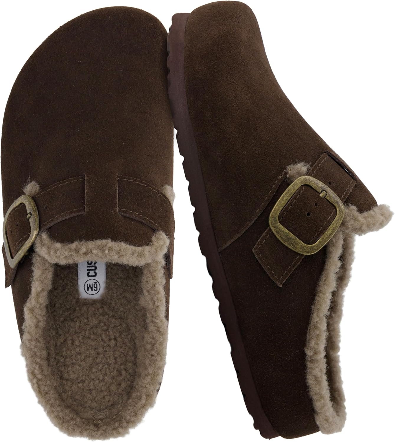 CUSHIONAIRE Haven Genuine Leather Clogs for Women with Comfort