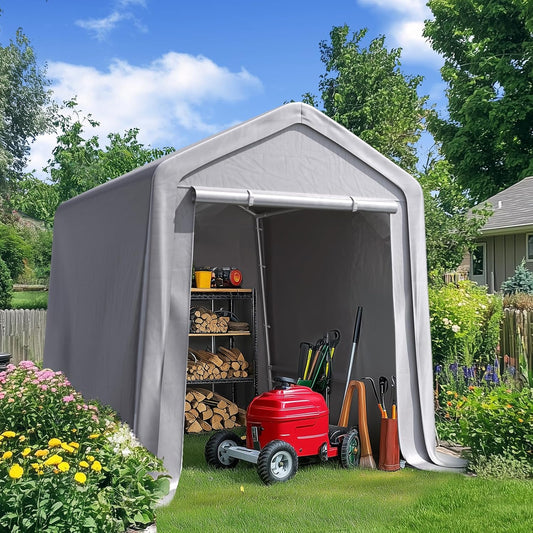 Quictent Heavy Duty 6x8FT Carport Shelter for Outdoor Storage
