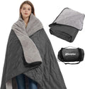 Waterproof Sherpa Stadium Blanket - Warm & Portable