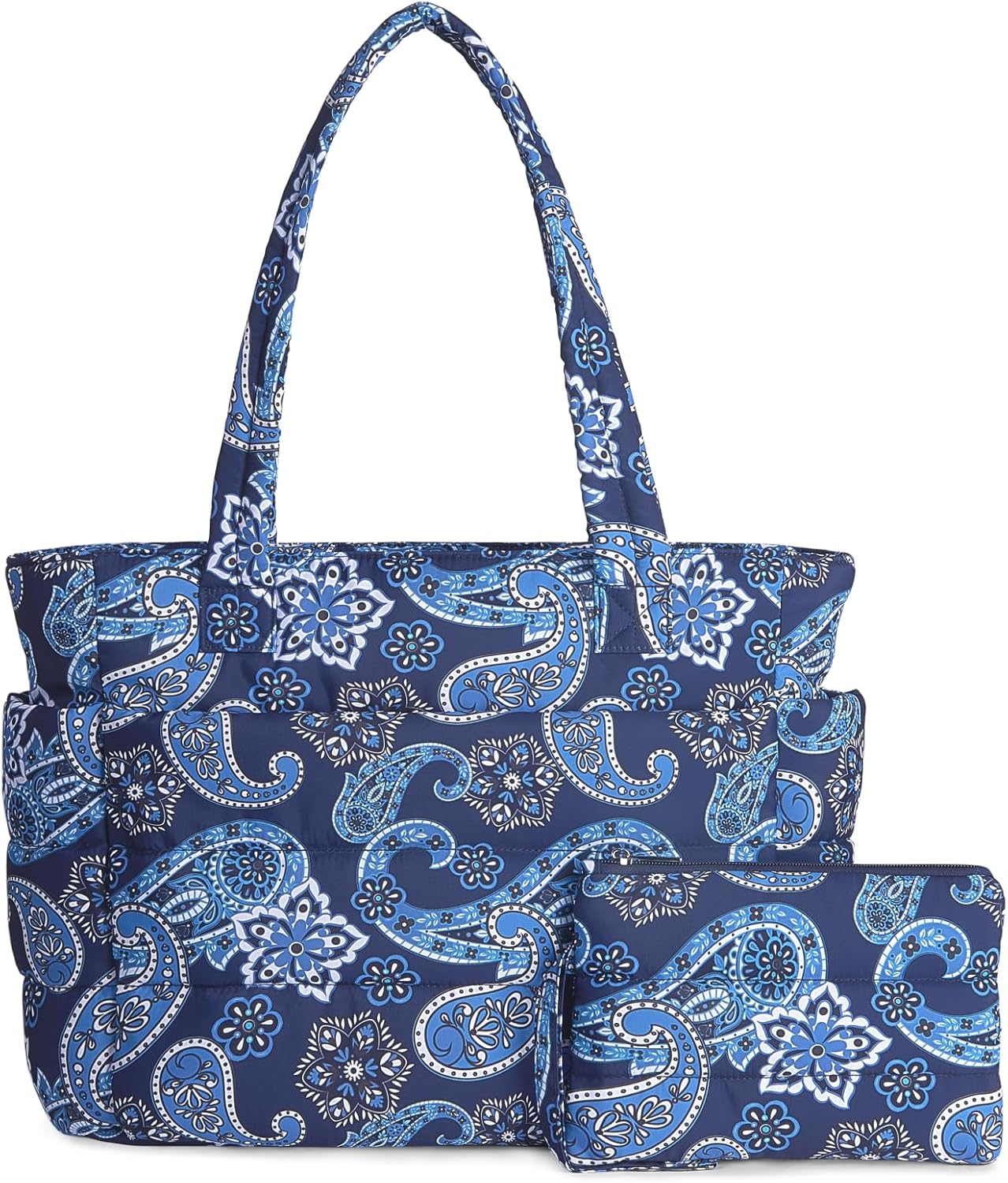 TOPDesign Puffer Tote Bag for Women: Lightweight Quilted Handbag