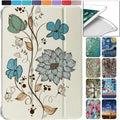 DuraSafe Cases for iPad Mini 7.9 in - Watercolor Flowers Smart Stand