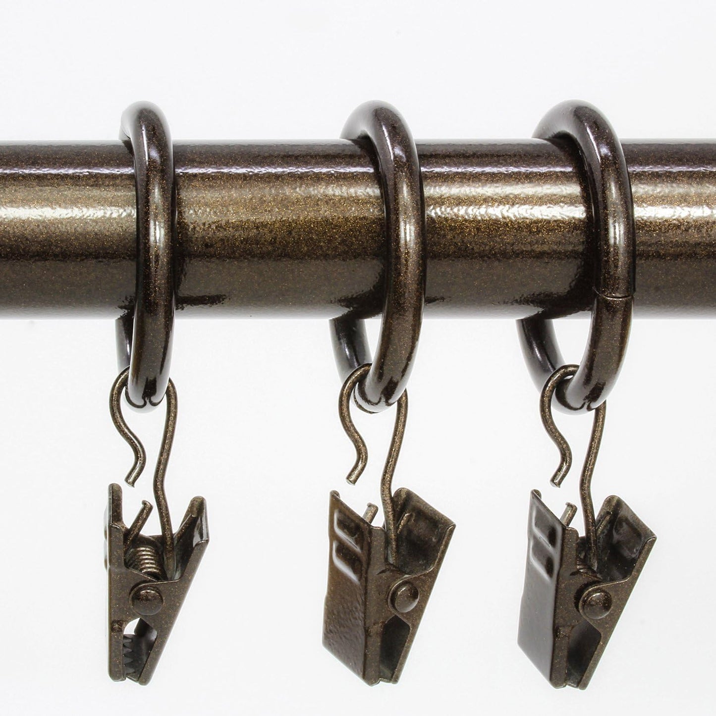 Chicology Essential Bronze Clip Rings - 12 Pack