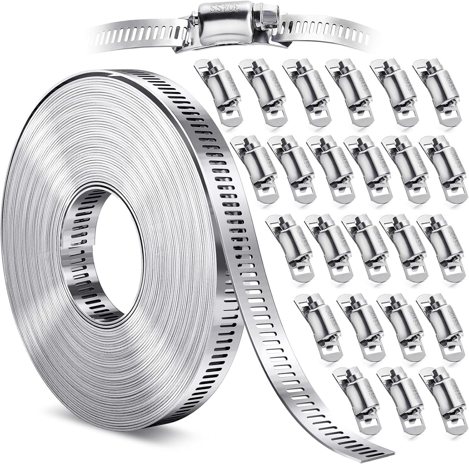 DIY Stainless Steel Hose Clamps for Fuel Line and Plumbing Use