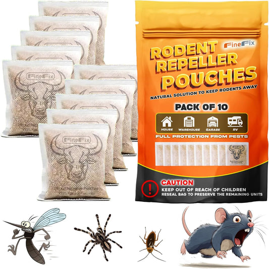 10 Vamoose Mouse Repellent Pouches - Botanical Formula, Pest Control