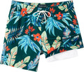 SURF CUZ Mens Swim Trunks 7ft Inseam - Quick Dry 2-in-1 Men's