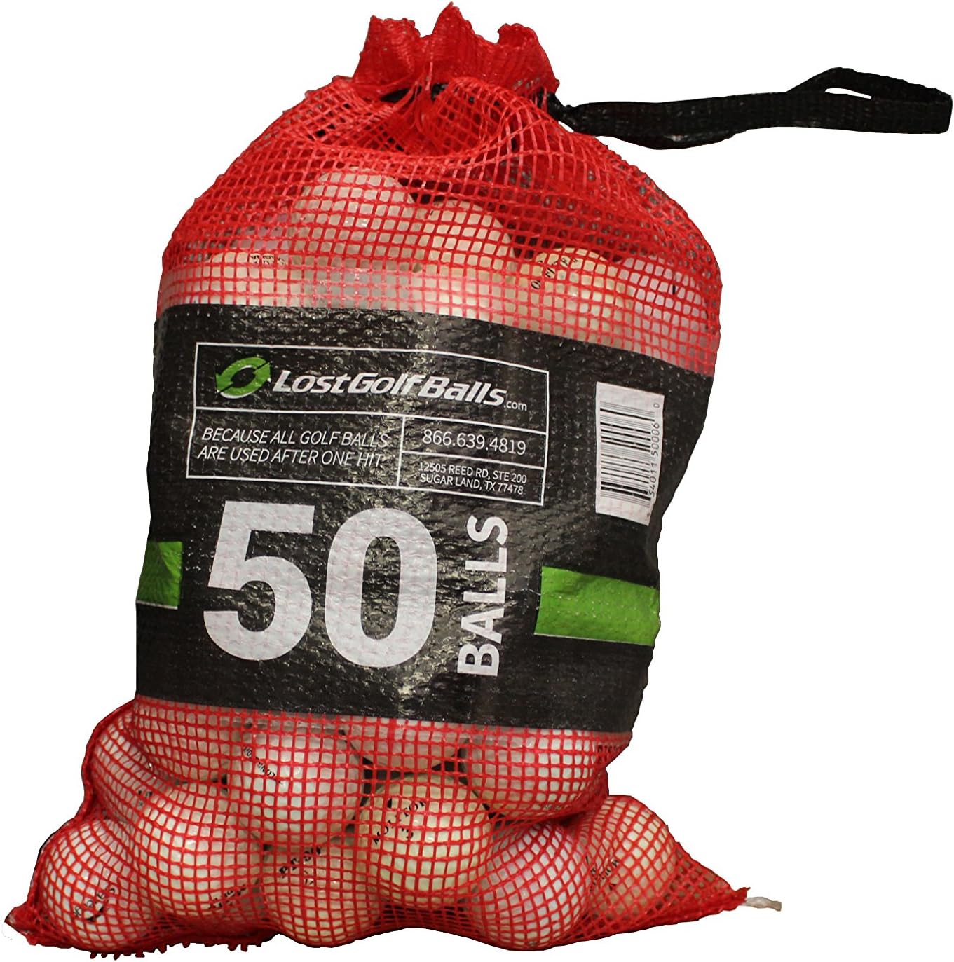 50-Pack Color Recycled Golf Balls: Eco-Friendly & Affordable! 