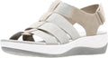 Clarks Womens Arla Shaylie Wedge Sandal - Comfortable Everyday Lift